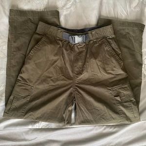 Boys Green 4 Pocket Cargo Pants